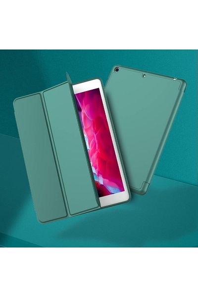 REDz Accessories Book Case with Pen Holder for Apple iPad Mini 4/5, Full Protection, Foldable, Green