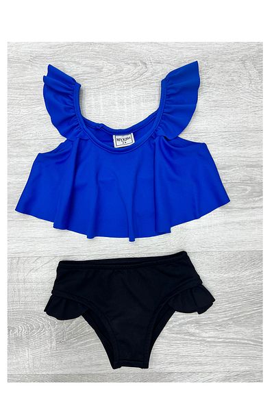 My Kids Wear Ruffle Detailed 2-Piece Swimsuit Set