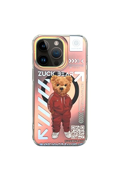 REDz Accessories Carcasă Zuck Bear pentru iPhone 15 Pro, New York Never Sleep...