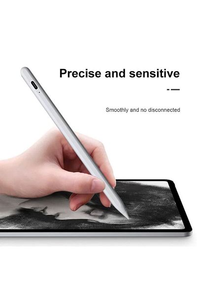 REDz Accessories Digital Stylus Pen, Universal iPad Compatibility, Smart Sensor, Fluent Use, White