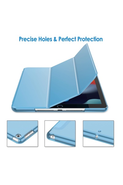 REDz Accessories Προστατευτική θήκη αναδιπλούμενη για Apple iPad 10.2" 7/8/9 (2019/2020/2021), μοντέλο Book, μπλε