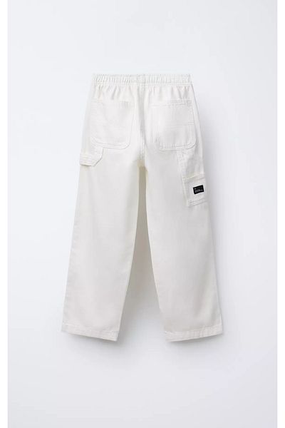 ASL GOLF CLUB Boy's Carpenter White Jean Trousers