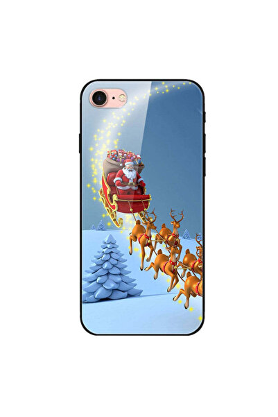 REDz Accessories Коледен калъф, съвместим с iPhone 7/8/SE2, модел „Шейната на...