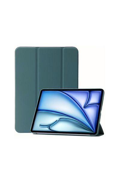 REDz Accessories Protective case for Apple iPad Air 10.9"/iPad Air 11", Book type, Silicone, Dark Green