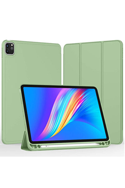 REDz Accessories Husă tip book cu suport pentru stilou pentru Apple iPad Pro 11" (2018-2022), protecție completă, pliabilă, verde mentă