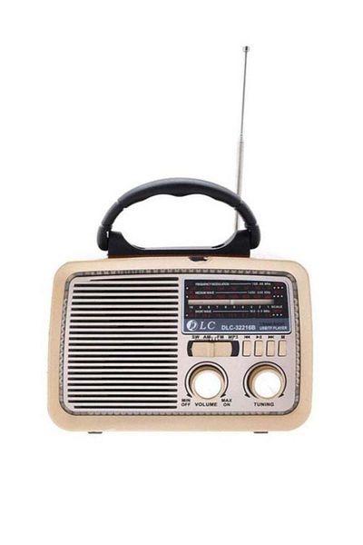 DLC Portable Bluetooth Radio 32216B Black
