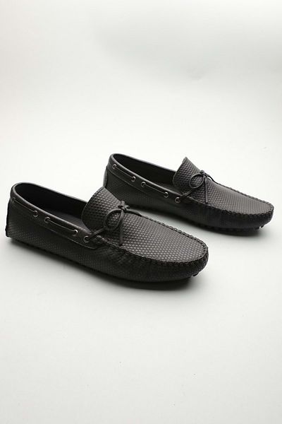 Gondol Loafer clasic pentru bărbați din piele naturală negru 41 ttx. 601194