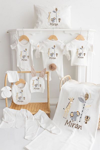Bebe wini 100% Cotton Printed Rabbit 11 Pack Rabbit Hospital Outlet