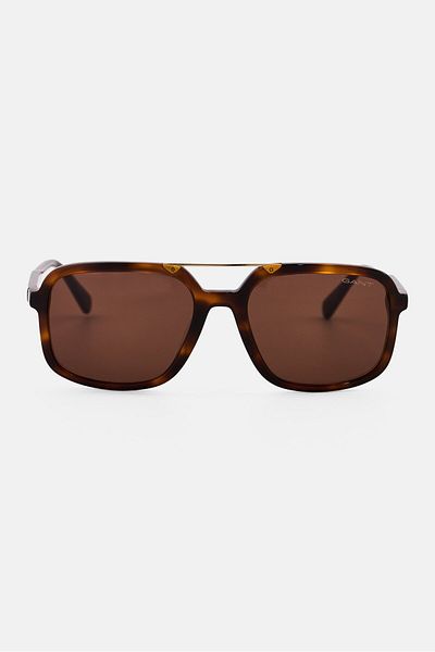 Gant Men Ga00016 Aviator Sunglasses, Havana Brown