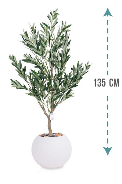 Generic Artificial olive tree with a round plastic stand