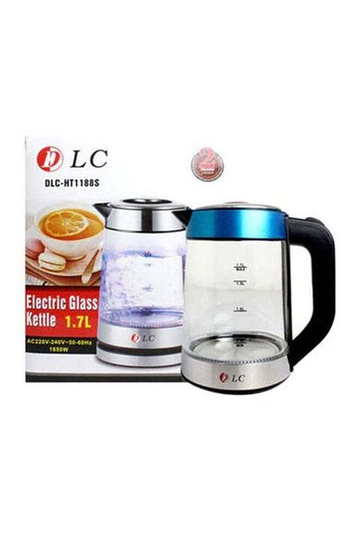 DLC Electric Kettle 1.7 L 1850 W DLC-HT1188S Clear/Black