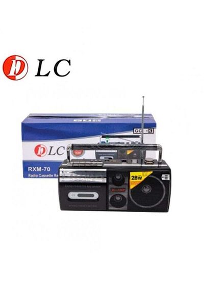DLC Radio Cassette Recorder - Black RXM-70