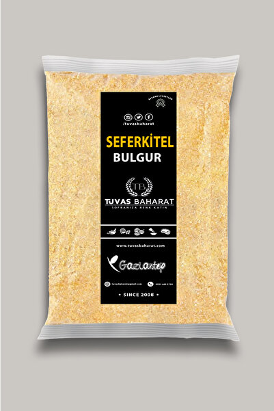 TUVAS BAHARAT Sefer Kitel bulgur 1kg (İçli Köftelik) Geleneksel ve Yöresel Le...