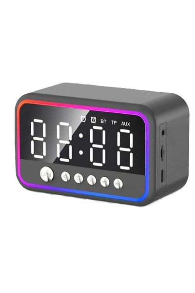 DLC Digital Alarm Clock with Speaker and Radio Temperature for Home and Office