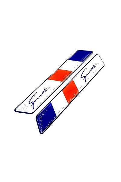 BsElektronik France Çamurluk Logosu Uyumlu Damla Sticker - France Sports Sticker Damla