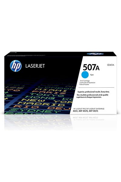 HP 507A Cyan Original LaserJet Toner Cartridge - CE401A