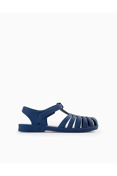 Ziddy Rubber Sandals for Boys 'Jellyfish', Dark Blue