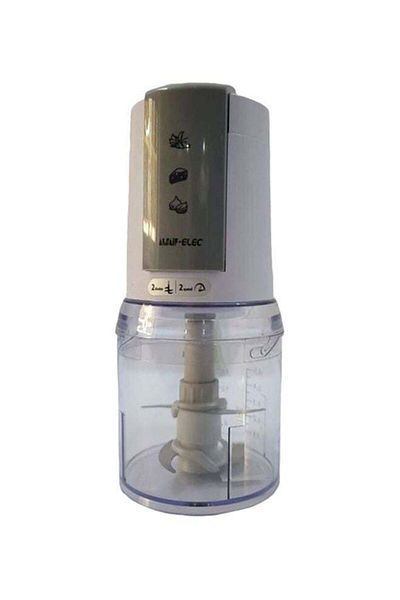 DLC Stylish Electric Chopper White/Brown