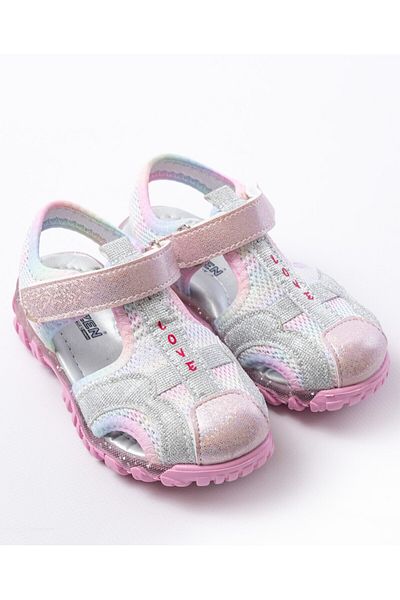 p papuccum ortopedi çocuk ayakkabıları Girl's Pink Indoor Non-Slip Sole Sports Sandals