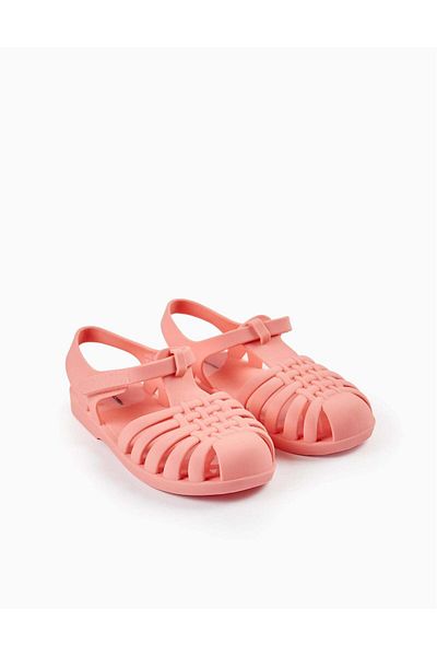 Ziddy Rubber Sandals for Girls 'Jellyfish', Pink