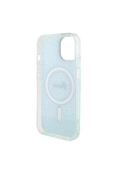 Guess IPhone 15 IML Iridescent MagSafe Case, Guess - Turquoise