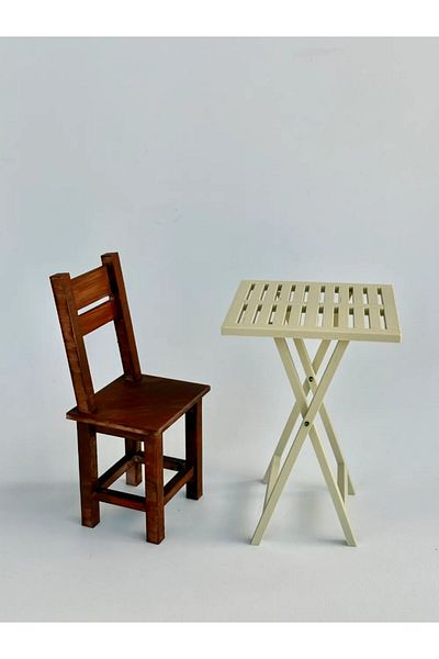 CharmFancy 1/12 Scale Chair Miniature Diorama Ware Accessory