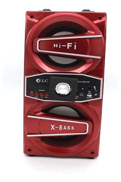 DLC Portable Bluetooth Wireless Speaker Fm Radio Sd Usb Mp3 Player