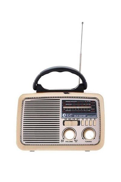 DLC 32216B Bluetooth Portable Radio Brown/Gold/Black