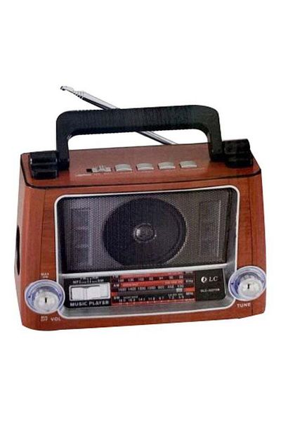 DLC Radio Shaped Bluetooth Speaker Black/Silver