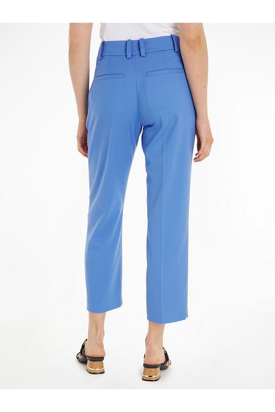 Tommy Hilfiger Womens Blue Core Slim Straight Suit Pants