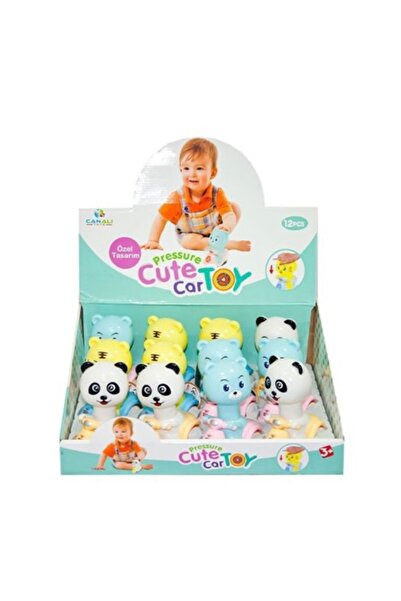 happystoretr Bas git Sevimli karikatür oyuncak araba çocuk oyuncakları arabalar