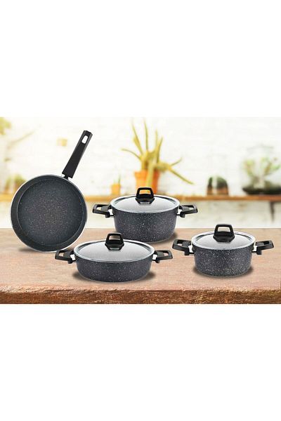 Bayev Royal 7 Piece Granite Cookware Set Mother's Day Special Set Special for Mothers