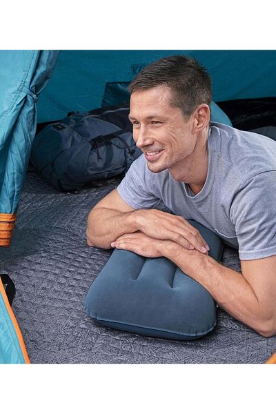BESTWAY Inflatable Camping Pillow - Sea Pillow - Velvet Travel Pillow - Inflatable Pillow - Travel Pillow 1 Piece