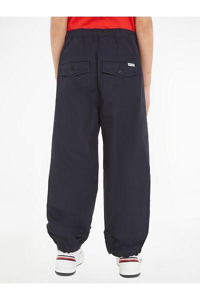 Tommy Hilfiger Boys Blue Woven Wide Leg Pants