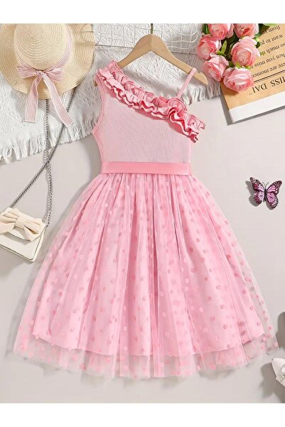 Mashotrend Varas Askılı Elbise - Mezuniyet Elbisesi - Kız Çocuk Abiye Gösteri...