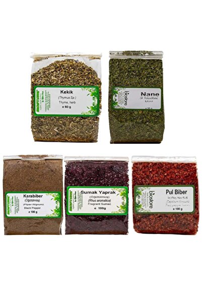 Biostore Türk Baharatları Keşfi (Çanakkale Kekiği-İri Diş Pul Biber-Nane-Öğüt...