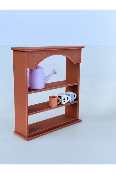 CharmFancy 1/12 Scale Kitchen Cupboard Miniature Diorama Utensils Accessory