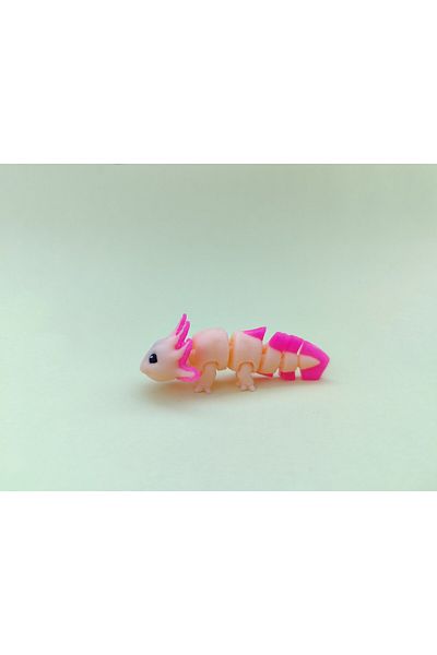 Minikbahcem Cute Axolot Figure – Movable Jointed 3D Toy