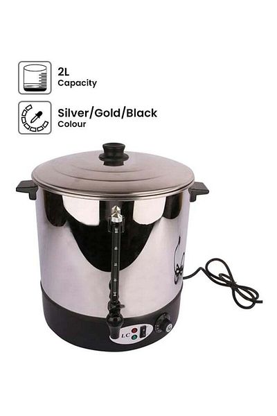 DLC Electric Kettle 2 L DLC-B16 Silver/Gold/Black