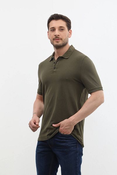 MARKAPIA Ανδρικό μπλουζάκι Polo Neck 100% βαμβάκι