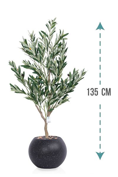Generic Artificial olive tree with a round plastic stand
