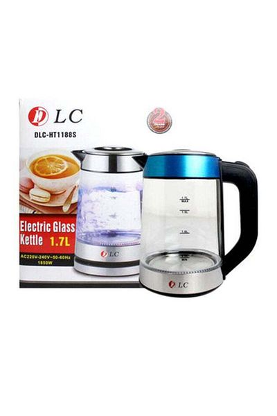 DLC Electric Kettle 1.7 L 1850 W DLC-HT1188S Clear/Black
