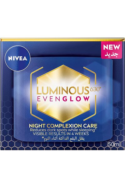 NIVEA NIVEA LUMINOUS 630 Night Face Cream for radiant skin and protection against dark spots, 50 ml