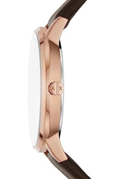 Armani Exchange A|X Three-Hand Brown Leather Watch style AX5592