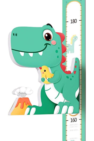 Arabest 3D Movable Height Ruler,for Decorating Kids' Rooms Measuring Rod Heig...