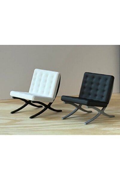 CharmFancy 1/12 Ölçek Sandalye Minyatür Diorama Eşya Aksesuar