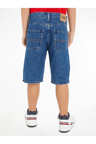 Tommy Hilfiger Boys Gray Modern Straight Shorts