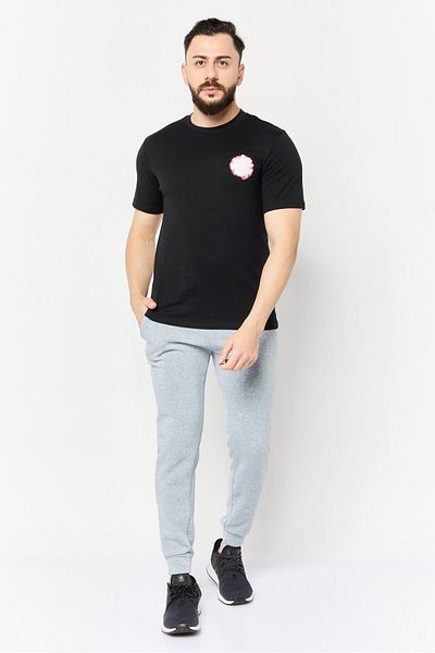 adidas Men Sportswear Fit Short Sleeve Outdoor T-shirts, Black