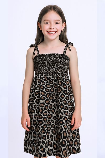 HÇM Girl Strap Dress Flower Patterned B35 Hcm00119