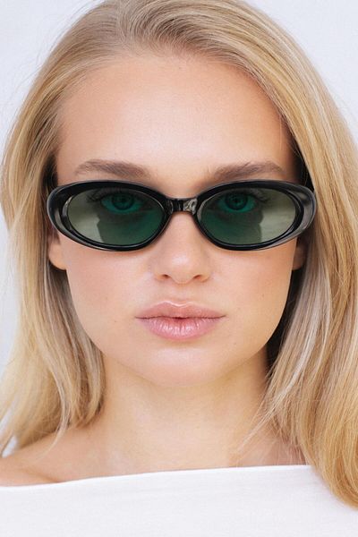 Bilge Karga Ahenk Black Green Sunglasses